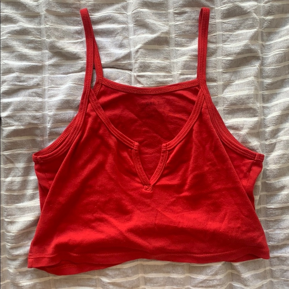 Brandy Melville red crop tank